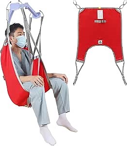 EZ Assistive Lift Sling for Patient Transfer,Patient Lift Sling for Divided Leg,Sling Transfer and Lift Patient Safely, 500lb Weight Capacity