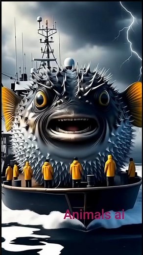 "From Tiny Fish to Ocean Monster | Giant Pufferfish Transformation"