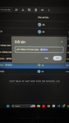 Tui share lập trình Python 2026 28tech nè các bạn ơi #laptrinh #python #ai