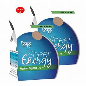 L 39 Eggs Leggs Sheer Energy All Sheer Color Off Black Size