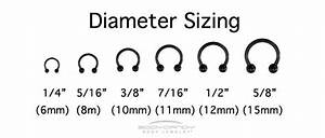 Septum Ring Size Guide Google Search Tats And Piercings Pinterest