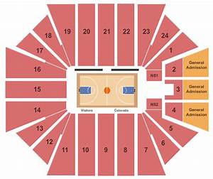 Uga Tickets Seating Chart Cu Events Center Basketball