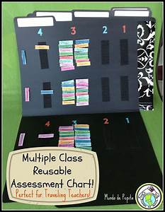 Diy Assessment Chart For Multiple Classes Great For Traveling Teachers
