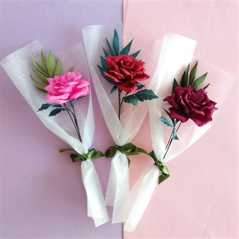 Single flower bouquet self-gifting