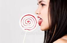 candy licking sweet expressing emotions portrait different woman happy young beautiful preview