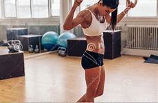 gymnast sporty gym rings woman preview healthy