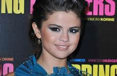 selena gomez breakers spring premiere sideboob dress huffpost puts display look blue style thought bad check these cute