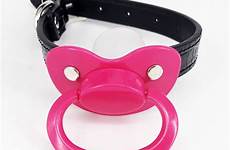 pacifier abdl gag adult ddlg silicone dummy girl size plus bondage sex pacifiers plug baby buy mouth toys open rose