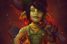 fantasy character goblin female warcraft wow goblins world dnd characters concept choose board saved race tumblr