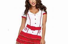 nurse sexy naughty uniform costume fancy hospital dress hottie red cosplay women outfits doctor party amp
