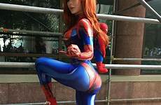 meowri jenna lynn cosplay spider jane mary suit ver random comments girl visit marvel myconfinedspace girls