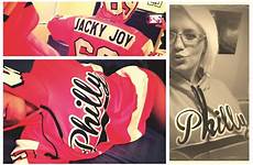 joy jacky sublimationkings hoodie wears philly endorse hockey apparel celebrity shop