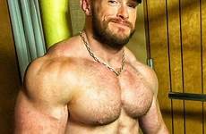 bear muscular bodybuilders chest biceps handsome
