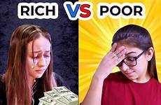 poor rich girl vs