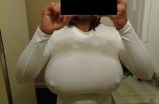 breast huge wearing crossdressing