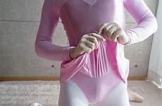 leotard tights flickr pink white