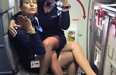stewardess attendants attendant cabin crew uniforms pinup posté