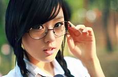 school girls schoolgirl hot beautiful glasses sexy cute beauty hwang hee mi
