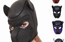 mask puppy bondage pup hood play bdsm dog pet sex restraint fetish women cosplay