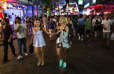 pattaya thailand sex red light street district prostitutes women walking asia largest thai men nightlife southeast girl bar life seedy