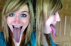 tongue her long she lips lick elbow old tongues year gentlemint teen women daughters