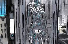 gynoid cyborg cyberpunk robots synths
