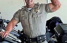 uniforms cops wade neff motorcycle tattoos scruffy militares muscular