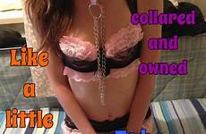 sissy caption leash collared smutty using