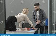 office seduce boss romance sexual flirt manager concept desktop work