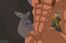 gay tarzan gorilla disney sex gif animated film kerchak comments
