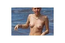 miley cyrus topless maui completely naked vacation ocean slip sexy beach goes hawaii nip