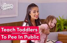 pee public toddler mommy teach