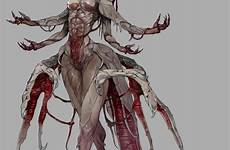 flesh artstation lady concept fantasy character dark monster creature victoria humanoid creatures demon visit arte monstros contact 출처 saved