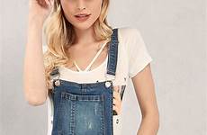 overalls shorts overall denim jumper short romper outfit suit hot outfits distressed cute wear dam fashion look womens women style