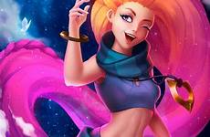 zoe lol league legends fan zarory deviantart anime wallpapers artwork paint character cospaly find here saved 3d piece she her