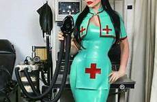 medical latex room mistress dominatrix female nursing girls sexy hot supremacy alternative clothes dress rubber strong fashion women