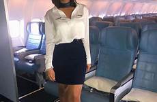 flight attendant uniform attendants hostess pantyhose alona airlines