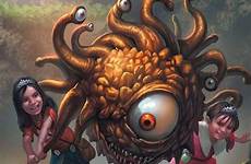 beholder monsters creature mythical babies dnd aberration cohorts alongside portrays alternate familiars companions sidekicks monstrous aberrations dungeons