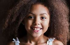 mixed girl little race portrait