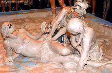 wrestling mud allwam girls wam messy tainster naked getting sets wet bbw ehotpics