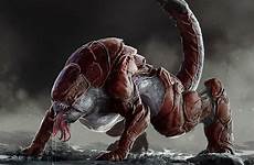 concept artstation alien monster creature war gears pouncer creatures fantasy sci fi artwork beast enemies designs marantz jerad beasts do
