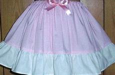 sissy adult skirt dress baby abdl lolita cosplay gingham pink shorts twirl fun pantie crossdresser clothing
