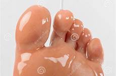 feet oil girl massage toes poured soft close light
