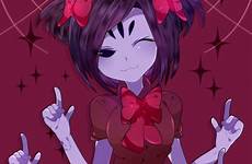 muffet undertale zerochan pixiv waifu underswap empty toby webber eyebrows pointing