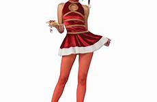 santa sexy helper costume claus mrs outfit hat adult small 7thavenuecostumes walmart