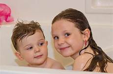 together bathing siblings bath sex should stop showering kids family bathroom mom when twins moms popsugar age opposite decide naked