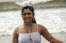 bikini actress kushboo kushbu beach tamil