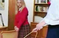 cane headmistress bending harsh discipline punishment