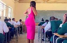 teacher school curvy teachers sexy hot backside female african south her outfits viral students over who dressing internet girls class