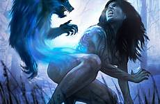 vampire werewolf fantasy loup garou werwolf lobisomem aura struggle vampires breeds álbum escolher humanoid wolves sombria wolfman criaturas oscuridad